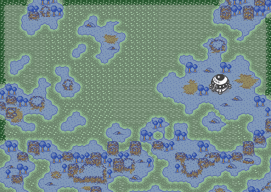 Thumbnail for a map of Map 05 for the Game Boy game Dragon Ball Z: Legendary Super Warriors.