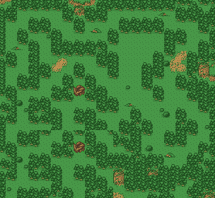 Thumbnail for a map of Map 09 for the Game Boy game Dragon Ball Z: Legendary Super Warriors.