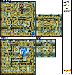 Thumbnail for a map of Dragon Warrior I Garin's Tomb for the Game Boy game Dragon Warrior I & II.