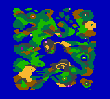 Thumbnail for a map of Alefgard (In-Game Map) for the Game Boy game Dragon Warrior III.