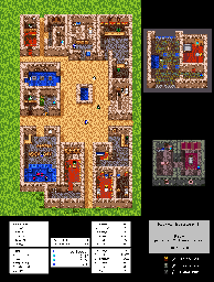 Thumbnail for a map of Ashalam for the Game Boy game Dragon Warrior III.