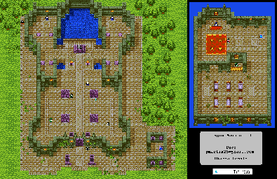 Thumbnail for a map of Dharma Temple for the Game Boy game Dragon Warrior III.