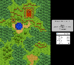 Thumbnail for a map of Elvenham for the Game Boy game Dragon Warrior III.