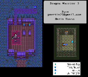 Thumbnail for a map of Garin House for the Game Boy game Dragon Warrior III.