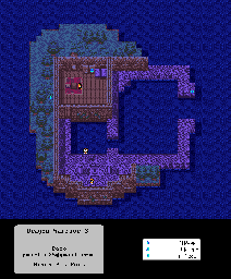 Thumbnail for a map of Giana Pit Port for the Game Boy game Dragon Warrior III.