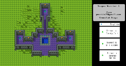 Thumbnail for a map of Greenlad Stupa for the Game Boy game Dragon Warrior III.