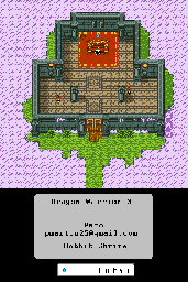 Thumbnail for a map of Hobbit Shrine for the Game Boy game Dragon Warrior III.