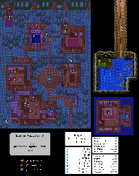 Thumbnail for a map of Kol for the Game Boy game Dragon Warrior III.