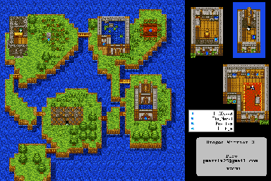 Thumbnail for a map of Luzami for the Game Boy game Dragon Warrior III.
