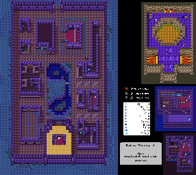 Thumbnail for a map of Mercado for the Game Boy game Dragon Warrior III.