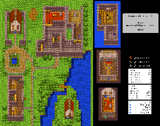 Thumbnail for a map of Muor for the Game Boy game Dragon Warrior III.