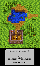 Thumbnail for a map of New Town Phase 1 for the Game Boy game Dragon Warrior III.