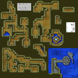 Thumbnail for a map of Noaniels Cave for the Game Boy game Dragon Warrior III.