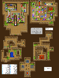 Thumbnail for a map of Pachisi Track 4 for the Game Boy game Dragon Warrior III.