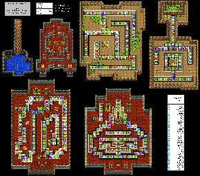 Thumbnail for a map of Pachisi Track 5 for the Game Boy game Dragon Warrior III.