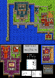 Thumbnail for a map of Portoga for the Game Boy game Dragon Warrior III.