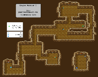 Thumbnail for a map of Promontory Cave for the Game Boy game Dragon Warrior III.