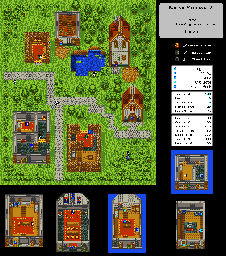 Thumbnail for a map of Reeve for the Game Boy game Dragon Warrior III.