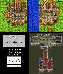 Thumbnail for a map of Romaly Gate for the Game Boy game Dragon Warrior III.