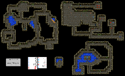 Thumbnail for a map of Samanao Cave for the Game Boy game Dragon Warrior III.