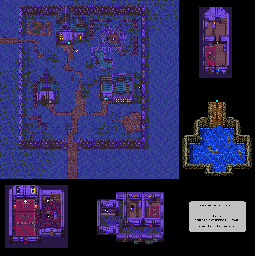 Thumbnail for a map of Scenario Monster Scenario for the Game Boy game Dragon Warrior III.