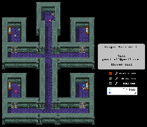 Thumbnail for a map of Shrine Jail for the Game Boy game Dragon Warrior III.