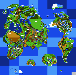 Thumbnail for a map of World for the Game Boy game Dragon Warrior III.