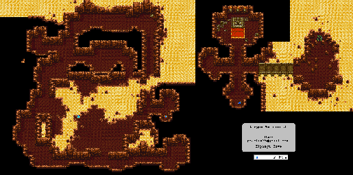 Thumbnail for a map of Zipangu Cave for the Game Boy game Dragon Warrior III.