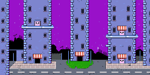 Thumbnail for a map of City 8 for the Game Boy game Earthworm Jim: Menace 2 The Galaxy.
