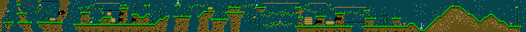 Thumbnail for a map of Garden for the Game Boy game Earthworm Jim: Menace 2 The Galaxy.