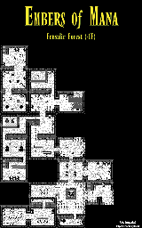 Thumbnail for a map of Fensalir Forest Underground for the Game Boy game Embers of Mana.