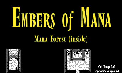 Thumbnail for a map of Mana Forest Inside for the Game Boy game Embers of Mana.