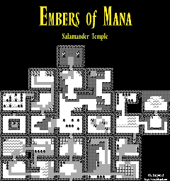 Thumbnail for a map of Salamander Temple for the Game Boy game Embers of Mana.