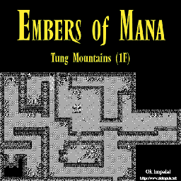Thumbnail for a map of Tung Mountains First Floor for the Game Boy game Embers of Mana.