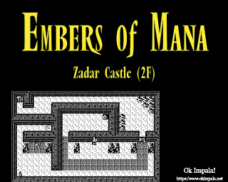 Thumbnail for a map of Zadar Castle Second Floor for the Game Boy game Embers of Mana.