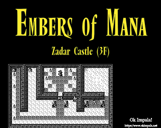 Thumbnail for a map of Zadar Castle Third Floor for the Game Boy game Embers of Mana.