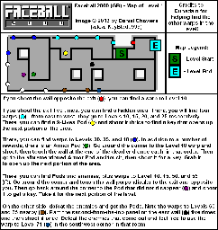 Thumbnail for a map of Level 1 (In-Game Map) for the Game Boy game Faceball 2000.