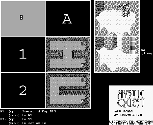 Thumbnail for a map of Cave Of Palmy Desert (D15) for the Game Boy game Final Fantasy Adventure.