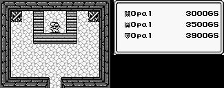 Thumbnail for a map of Shop (D4) for the Game Boy game Final Fantasy Adventure.