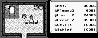 Thumbnail for a map of Shop (F6) for the Game Boy game Final Fantasy Adventure.