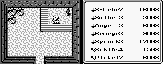 Thumbnail for a map of Shop (J1) for the Game Boy game Final Fantasy Adventure.