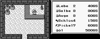 Thumbnail for a map of Shop (K15) for the Game Boy game Final Fantasy Adventure.