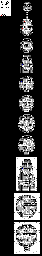 Thumbnail for a map of Ashura's World Ashura's Tower for the Game Boy game Final Fantasy Legend II.