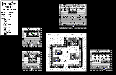 Thumbnail for a map of Ashura's World Desert Town for the Game Boy game Final Fantasy Legend II.
