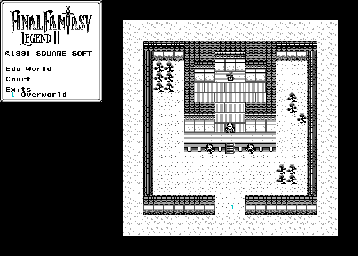 Thumbnail for a map of Edo World Court for the Game Boy game Final Fantasy Legend II.