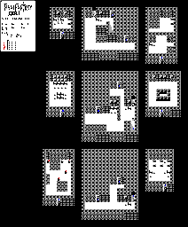 Thumbnail for a map of Guardian's World Guardian's Base (Ruins) for the Game Boy game Final Fantasy Legend II.