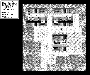 Thumbnail for a map of Venus' World Dirty Village for the Game Boy game Final Fantasy Legend II.