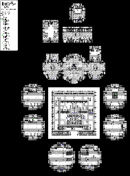Thumbnail for a map of Venus' World Venus' City for the Game Boy game Final Fantasy Legend II.