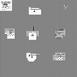 Thumbnail for a map of Future Overworld for the Game Boy game Final Fantasy Legend III.