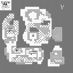 Thumbnail for a map of Past Overworld for the Game Boy game Final Fantasy Legend III.
